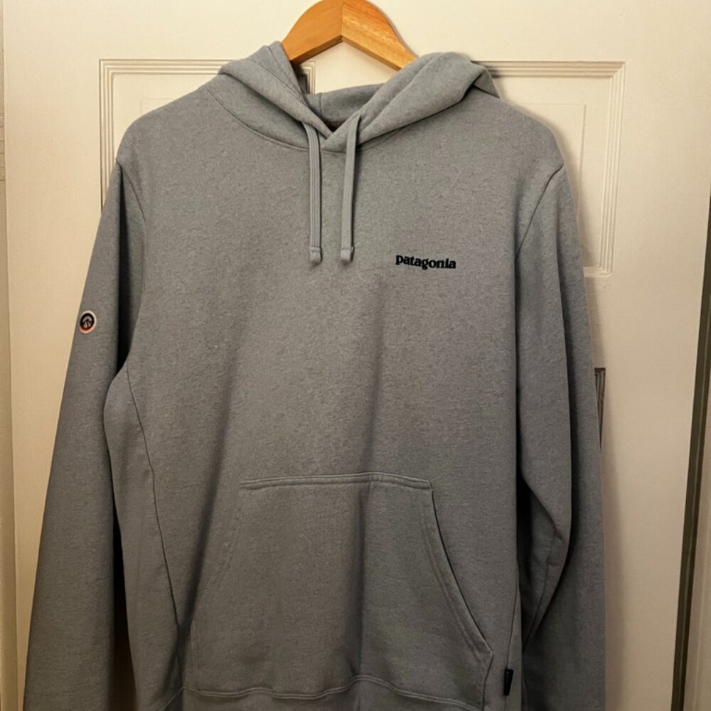 Patagonia Fitz Roy Icon Uprisal Hoody, Fleck Blue, Medium